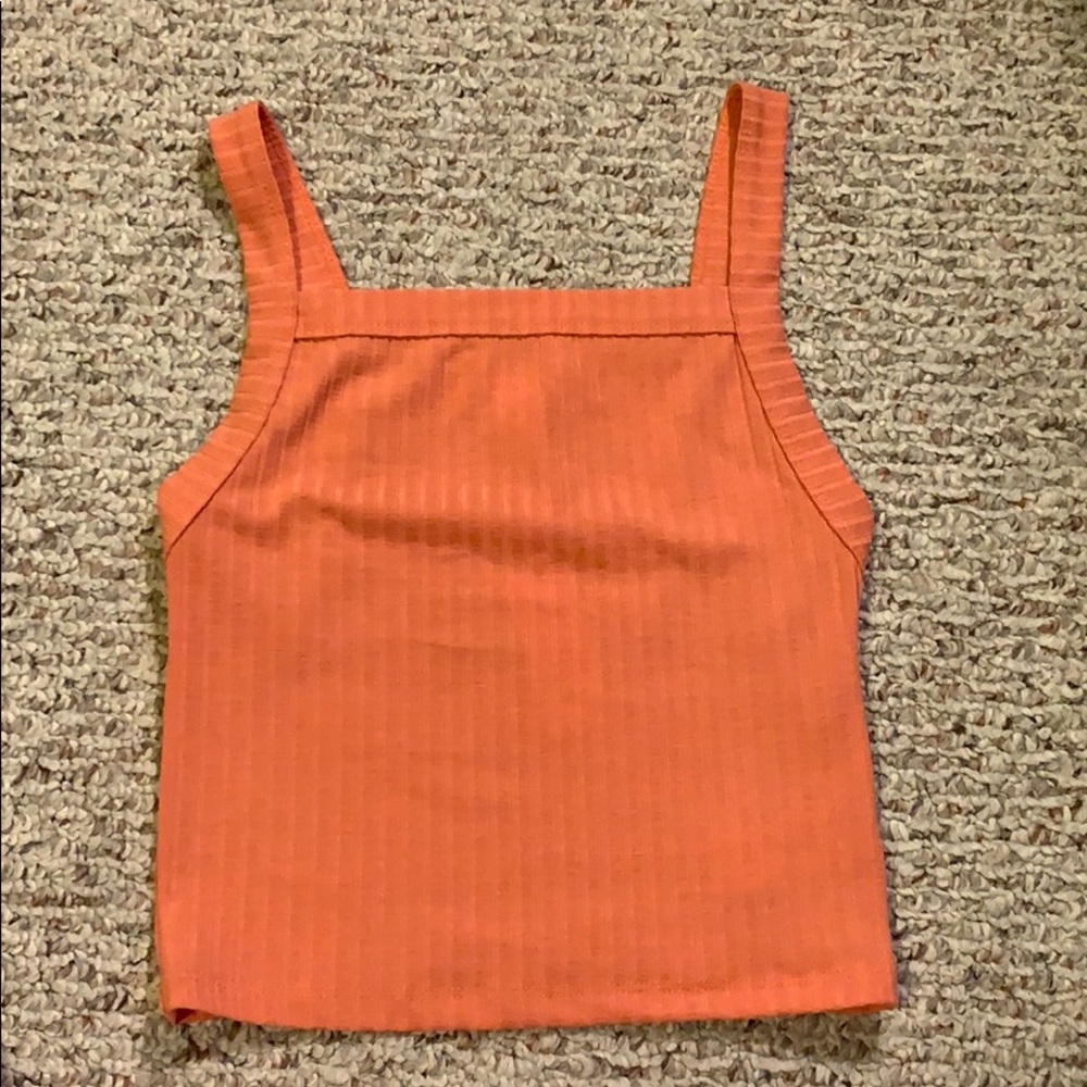 Orange tank top
